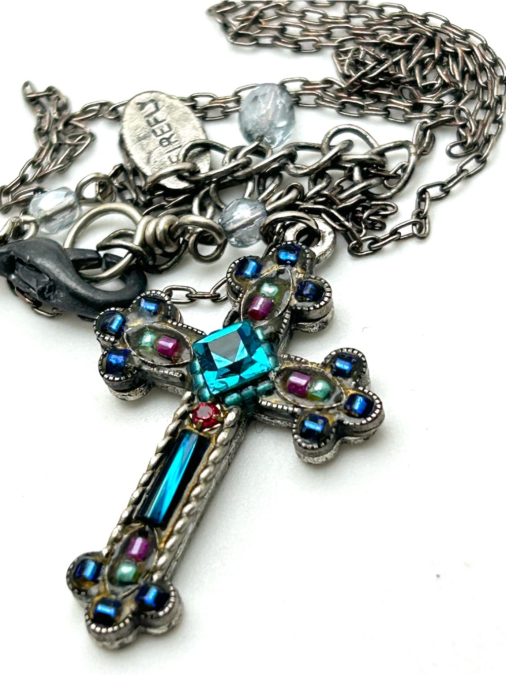 Firefly Crystal Cross Necklace